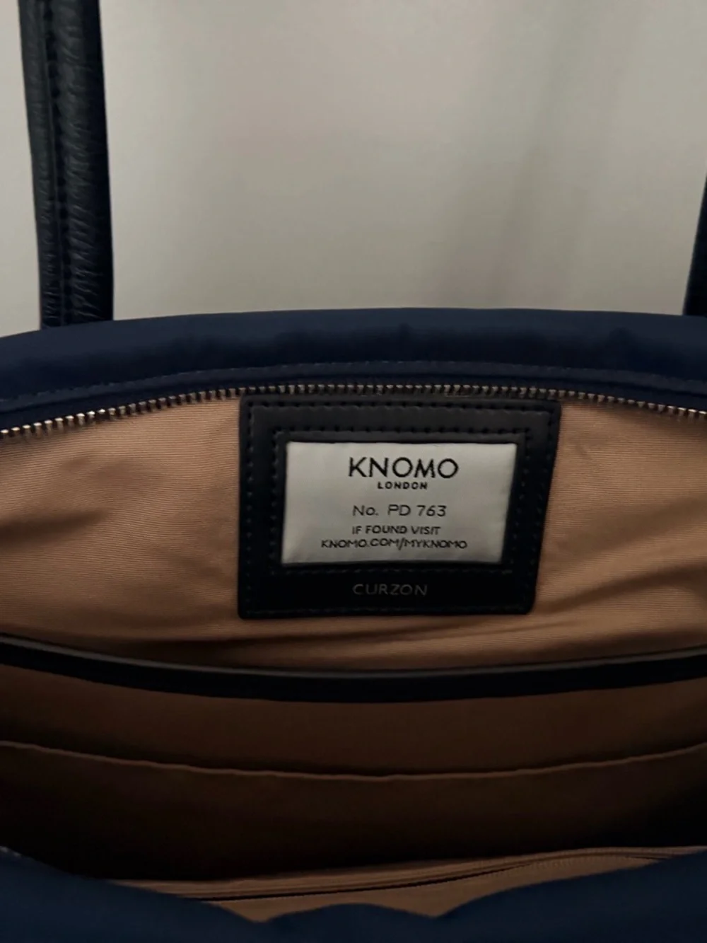 London Men’s Navy Travel Tote Bag